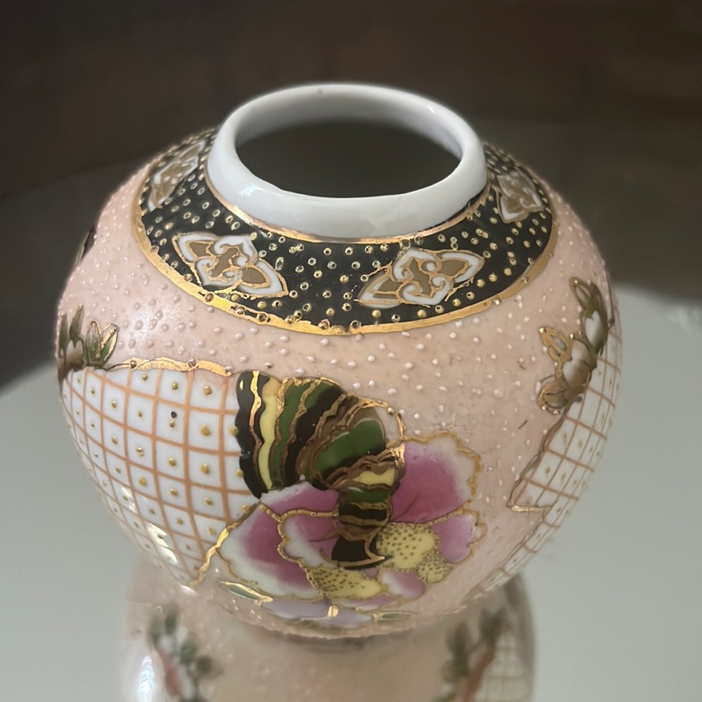 MORIAGE perfect Handpainted MORIAGE mini vase